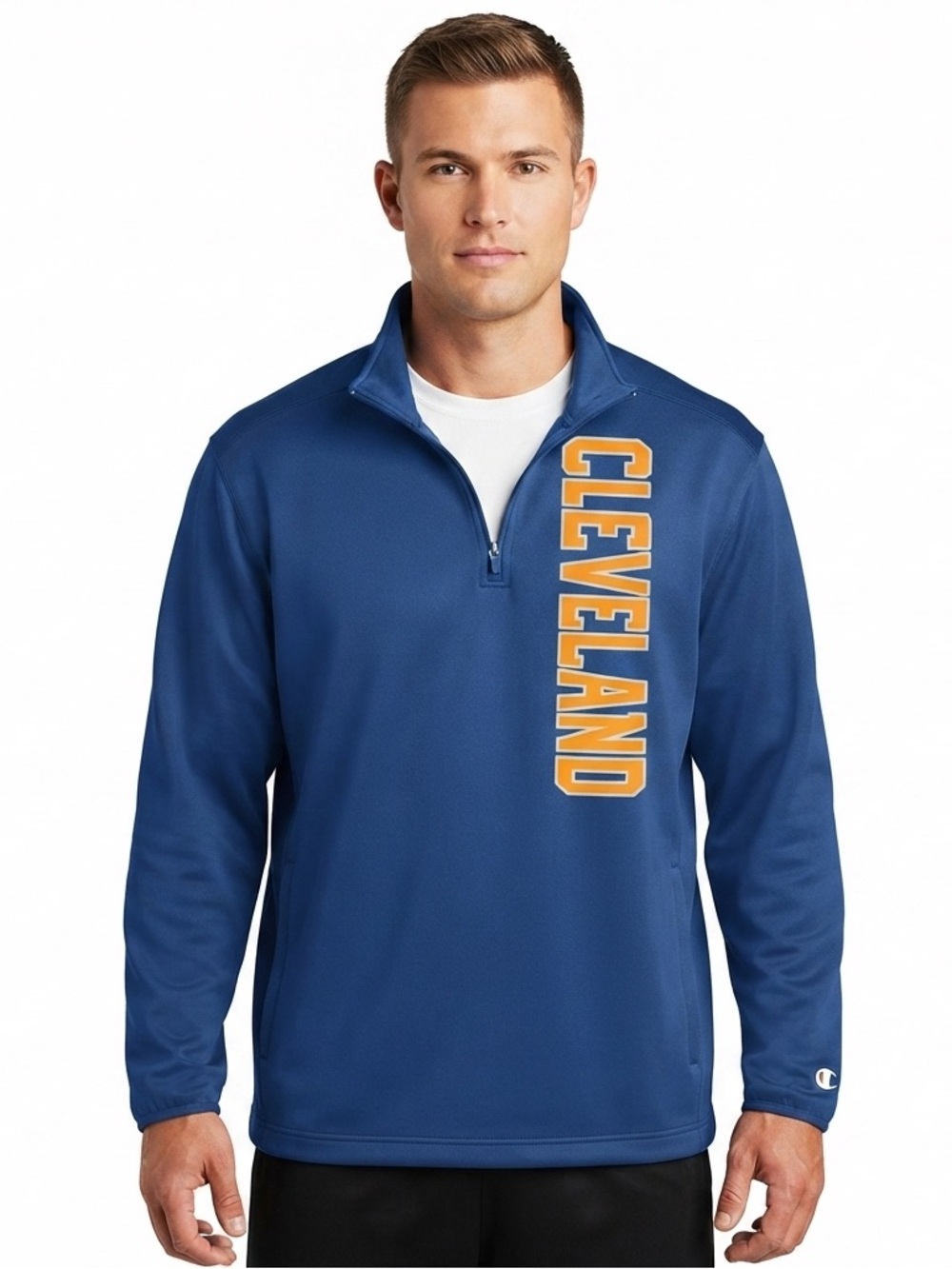 Cleveland Indians Retro Lightweight Jacket Quarter Zipped Pullover